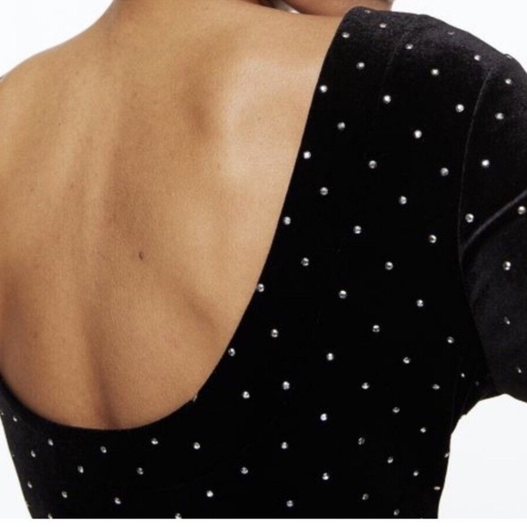 H&M Velvet Rhinestone Dress - Picture 2 of 11